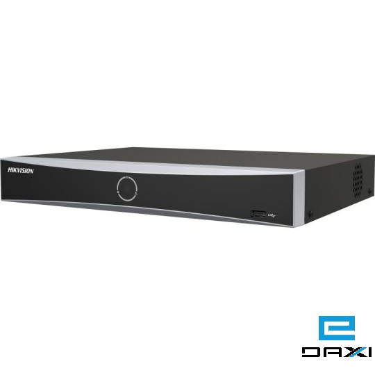 ქსელური ვიდეო ჩამწერი NVR 4CH POE 4K, Hikvision DS-7604NXI-K1/4P(B), 1U, AcuSense