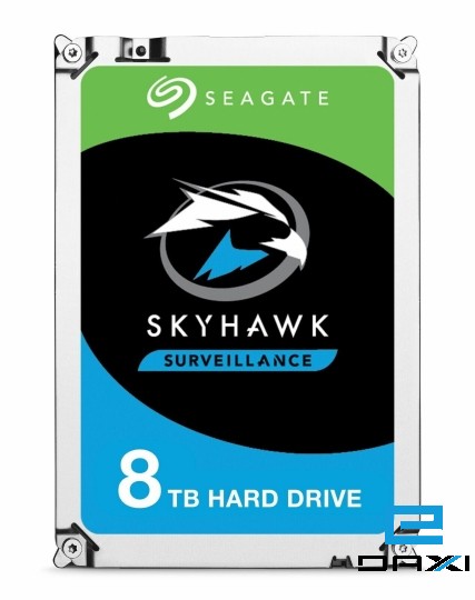 მყარი დისკი HDD 8TB, Seagate SkyHawk ST8000VX009, 5400RPM 3.5 SATA 6Gb/s
