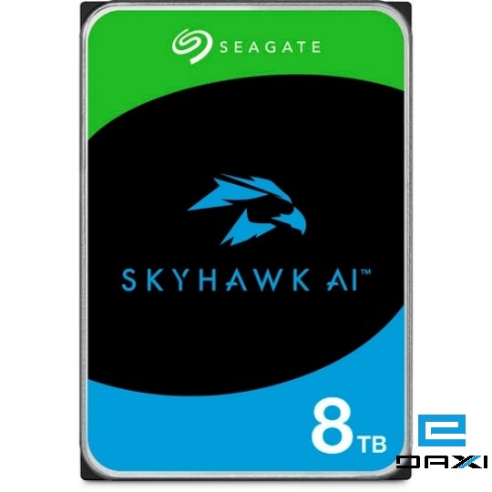 მყარი დისკი HDD 8TB, Seagate ST8000VE001, SkyHawk AI (3.5'/ 8TB/ SATA 6Gb/s / rpm 7200)
