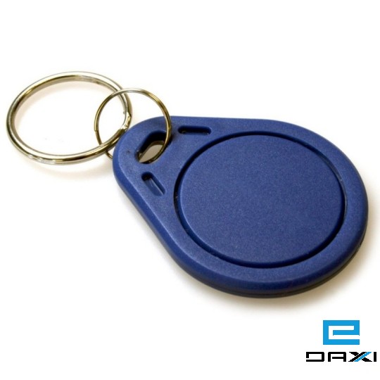 ფერადი ბრელოკი ჩიპით, RFID Keyfob Tags 125KHz, TK4100 Chip