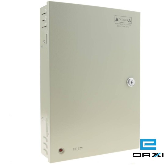 კვების ბლოკი გამანაწილებელი კოლოფით, Power Supply, 18CH, 12V 20A
