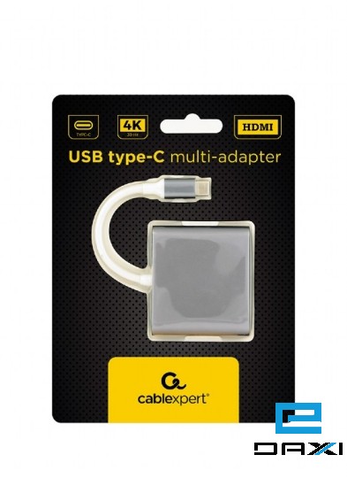 USB type-C გადამყვანი, A-CM-HDMIF-02-SG GMB USB type-C multi-adapter, Space Grey