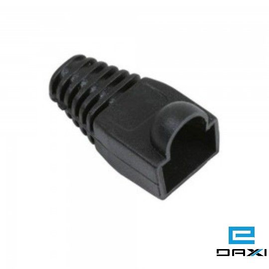 ქსელის კაბელის აქსესუარი, Plastic Cap For RJ45 8P8C, black, KDPG8025BK