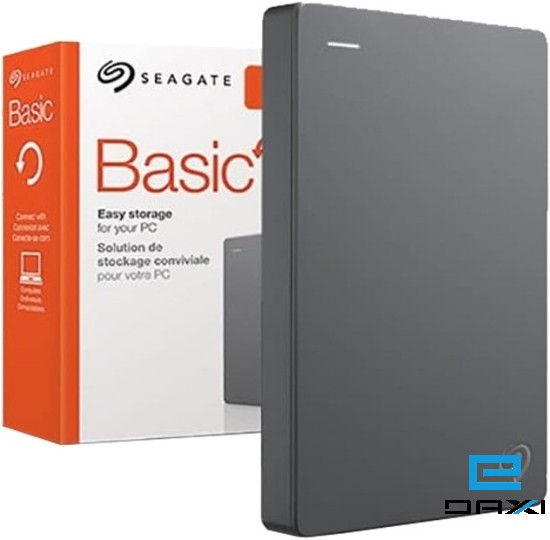 მყარი დისკი, USB HDD 1TB, SEAGATE STJL1000400, External HDD 1TB BLACK 2.5"
