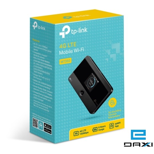 როუტერი, რადიო ქსელი M7350, TP-Link, LTE-Advanced Mobile WiFi