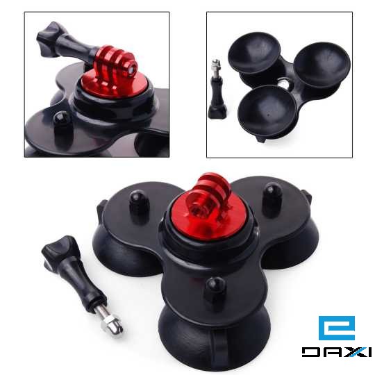 Triple Suction Cup Mount Removable