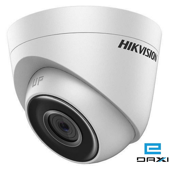 ქსელური სამეთვალყურეო კამერა 2MP 2.8mm, Hikvision DS-2CD1323G0-IUF(С), Turret, Fix, IR30m, Mic, SDcard