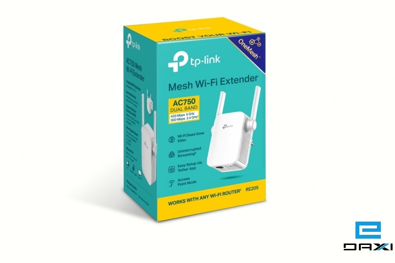 რადიო ქსელი RE205 TP-Link AC750 Wi-Fi Range Extender