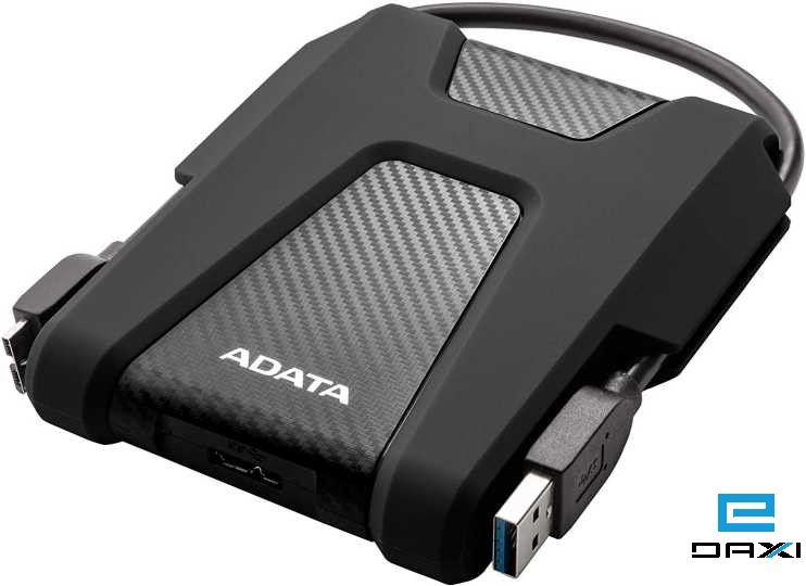 მყარი დისკი USB HDD 2TB, A-DATA, AHD680-2TU31-CBK, Portable HDD, HD680-2TBUSB 3.1-COLOR BOXBLACK