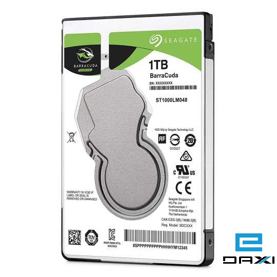 მყარი დისკი HDD 1TB, Seagate Barracuda ST1000LM048, 2.5"/SATA 6GB/S/RMP5400