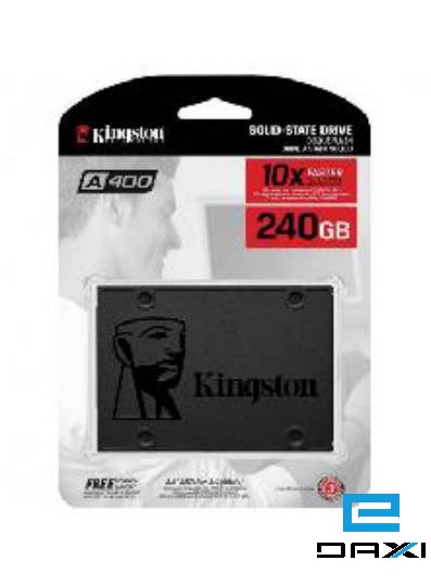 მყარი დისკი SSD 240GB, Kingston SA400S37, A400 SATA 3 2.5, 500 MB/s 350MB/S write(80tb)