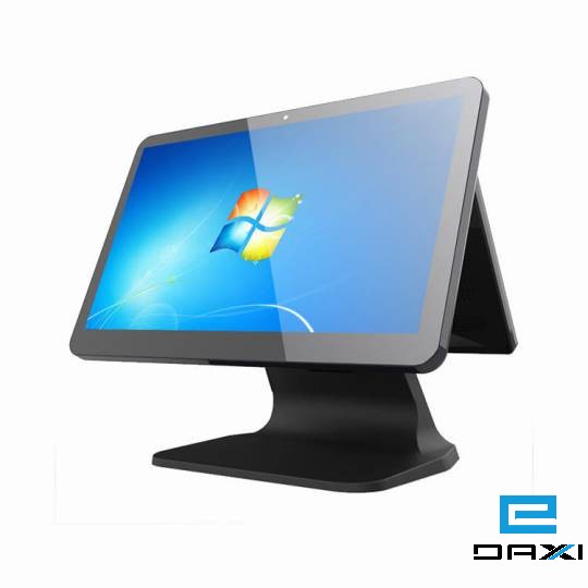 All in One, Touch, POS PC, 15,6+11,6 inches, 2GB RAM, 32GB SSD