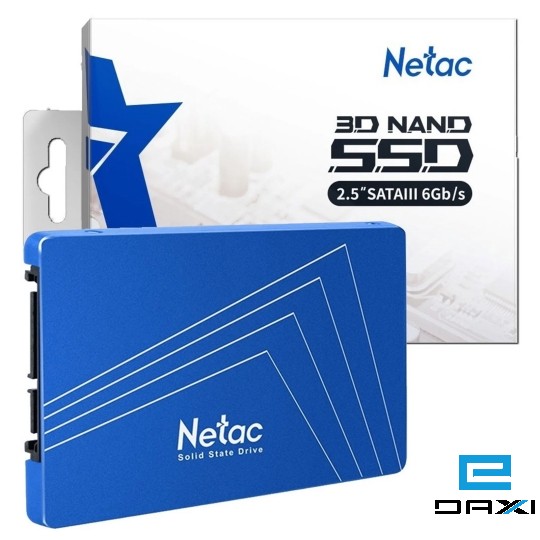 მყარი დისკი SSD 512GB, NETAC NT01N600S-512G-S3X, N600S 2.5 SATAIII 3D NAND, R/W up to 560/520MB/s