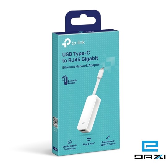 გადამყვანი UE300C, USB Type-C to RJ45 TP-Link, Gigabit Ethernet Network Adapter