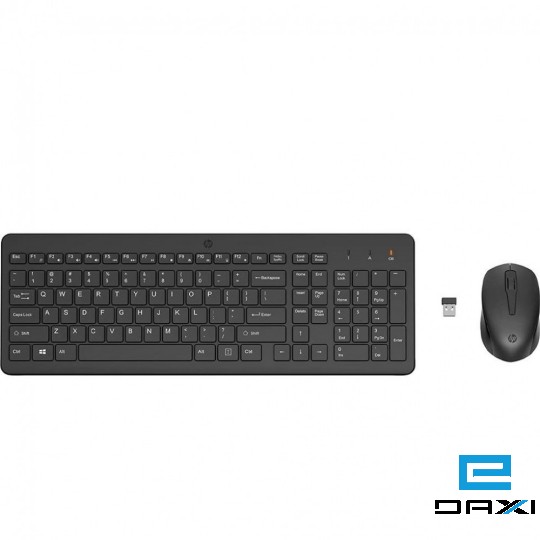კლავიატურა + მაუსი, 2V9E6AA, HP 330, Keyboard + Mouse BLACK Combo, USB Wireless