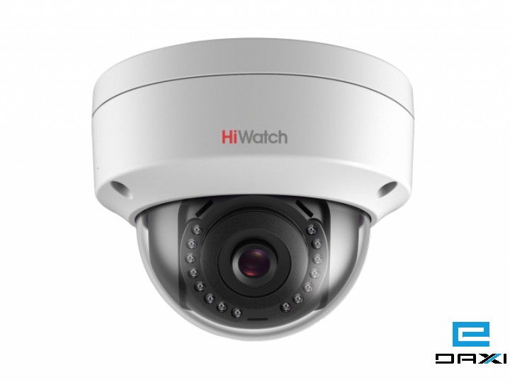 ქსელური სამეთვალყურეო კამერა, 2MP 2.8mm, Hiwatch DS-I202-L, IP, Dome, Fix, IR30m
