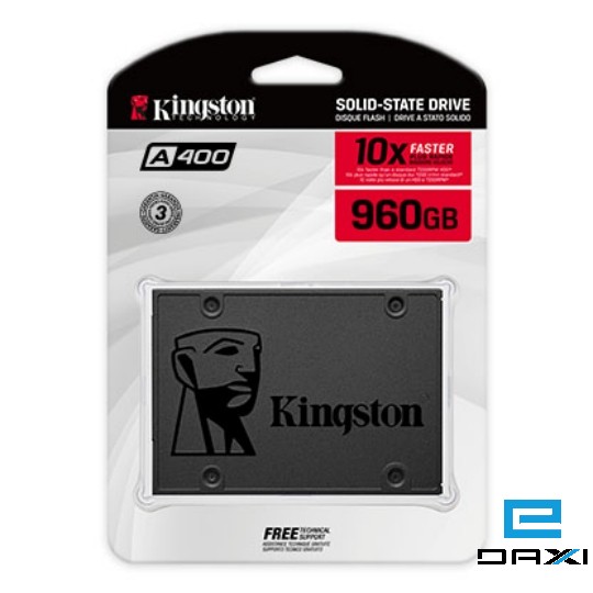 მყარი დისკი SSD 960GB, Kingston SA400S37/960GB A400 SATA3 2.5