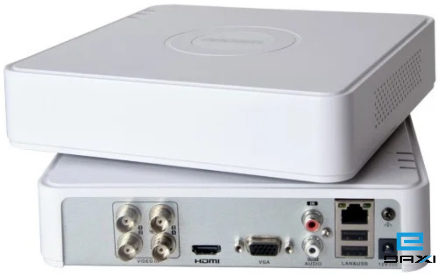 ანალოგური ვიდეო ჩამწერი, DVR 4CH, Hiwatch, DS-H104G, 1 SATA, 1 Audio In,