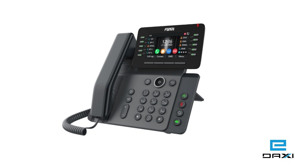 WI-FI IP ტელეფონი, Fanvil V65 - 20 Line, GIGABIT Ports, 45 DSS Button