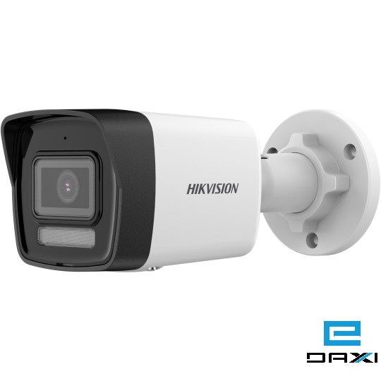 ქსელური სამეთვლაყურეო კამერა მიკროფონით 4MP 4mm IP Hikvision DS-2CD1043G2-LIU, Bullet,IR,WL30m,Hybrid Light,Mic,