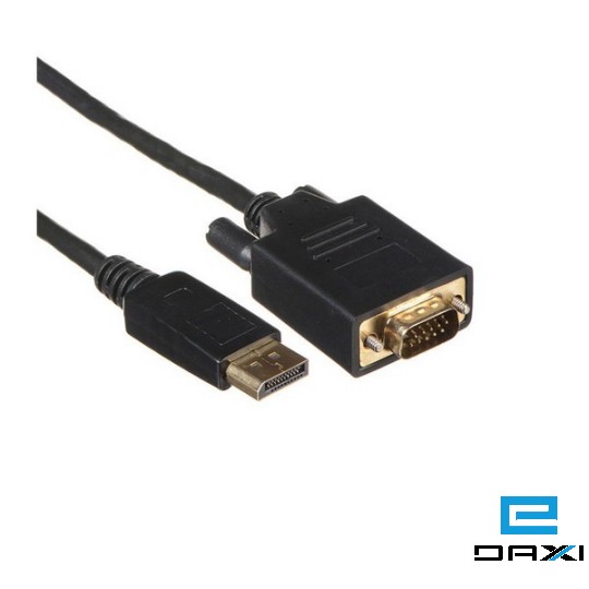 გადამყვანი, Display Port to VGA Cable, KDDP6002, KINGDA, 1.8M