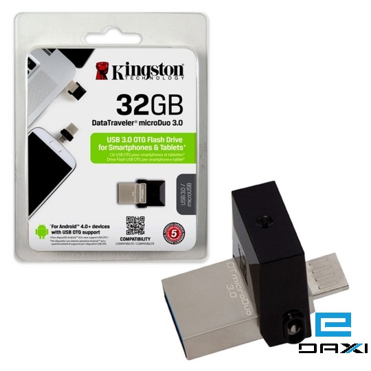 USB and Android მეხსიერება, 32GB Kingston microDuo DTDUO3C/32GB