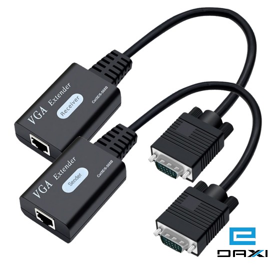 VGA დამაგრძელებელი, VGA Extender Adapter 1080P Feet RJ45