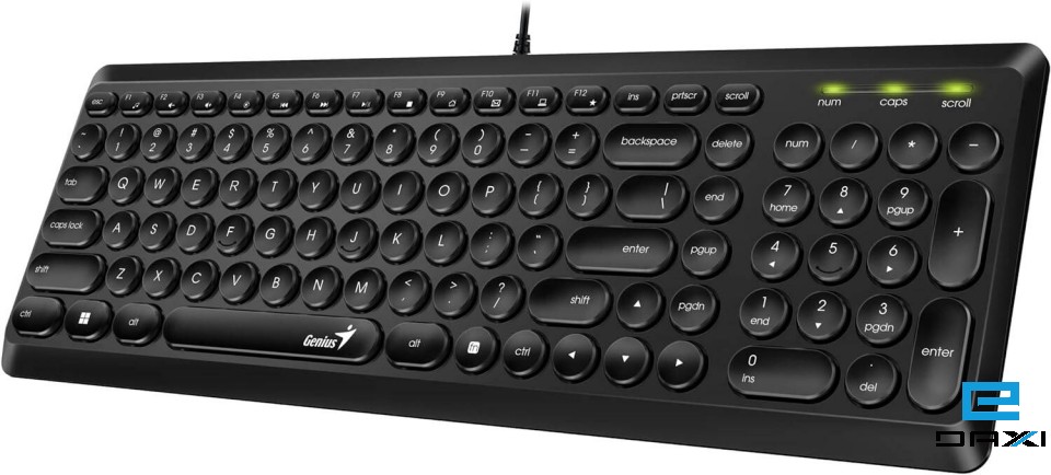 კლავიატურა, SlimStar Q200, Genius Keyboard USB Black