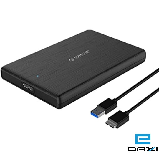 მყარი დისკის ქეისი, US221 UGREEN 2.5 Inch Hard Drive USB 3.0 to SATA,Micro USB 3.0 Cable (30848)