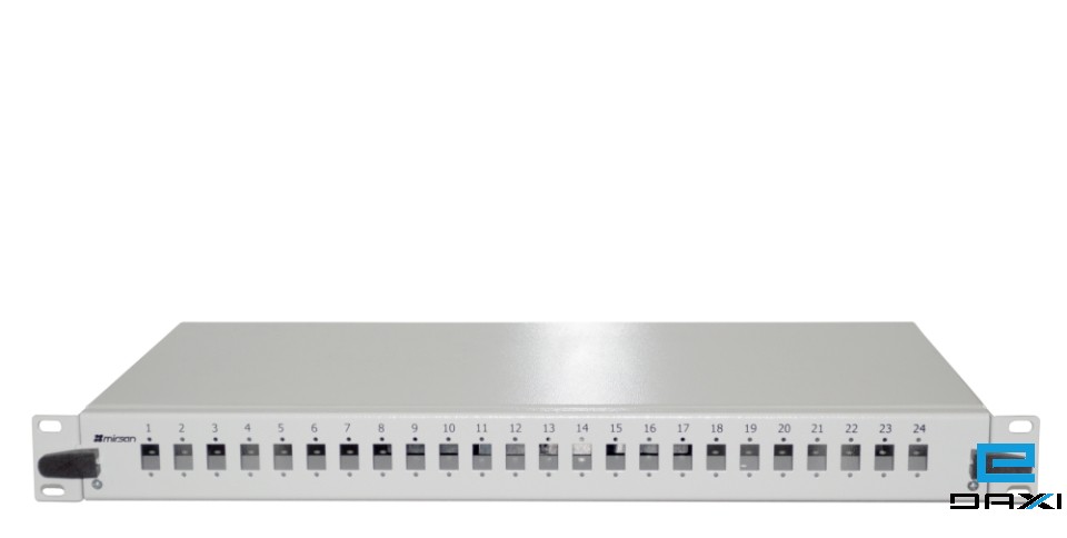 ოპტიკურ-ბოჭკოვანი ქსელის გამანაწილებელი (ODF) 1U 24 Port, MR.FOB1U24SCS.02