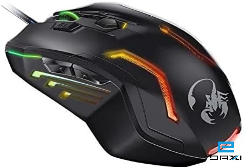 თაგვი, Mouse Scorpion Spear Pro, USB Genius, 8-keys MM 400-3200 dpi, gaming mouse