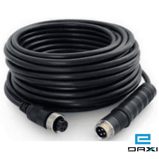 კამერის კაბელი კონექტორით, 4M hikvision AE-MC0201-4, 4 PIN, Black