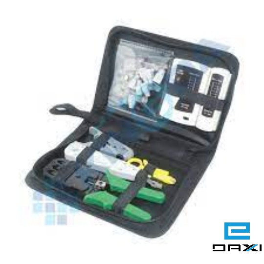 ქსელური ხელსაწყოების ნაკრები, KD-TK29 DIGITUS Network Tool Kits,Modular plug crimping plier RJ45/12/11Punch down RG58/59/62,Lan multi-n