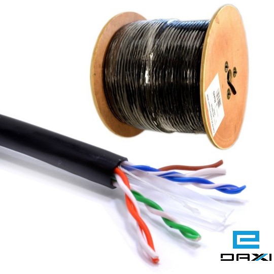 ქსელის კაბელი, CAT5E FTP 24 AWG, HUNKA KABLO, 100% სპილენძით Outdoor