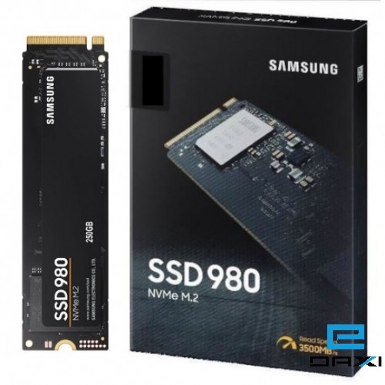 მყარი დისკი M.2 SSD 250GB, Samsung MZ-V8V250BW, SSD 980 PCIe 3.0 NVMe