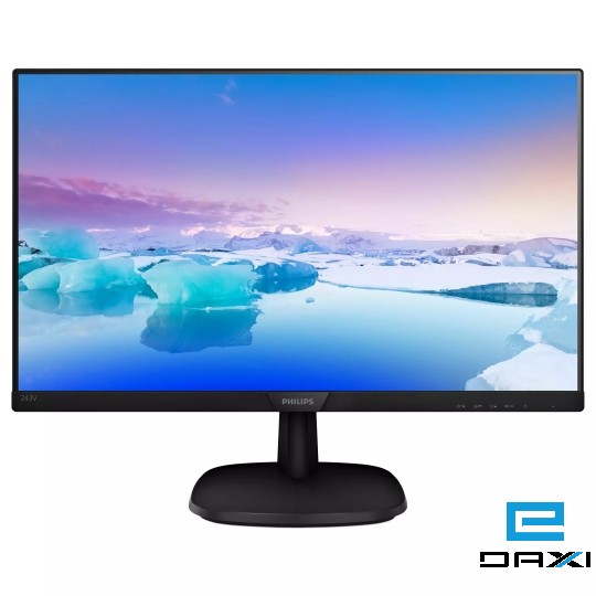 მონიტორი 23,8"Full HD, IPS, Philips 243V7QDSB/01, 250m², 5ms, 178x178, VGA, HDMI DVI