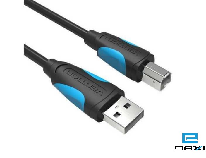 VAS-A16-B300, VENTION USB2.0 A Male to B Male Print Cable 3M Black