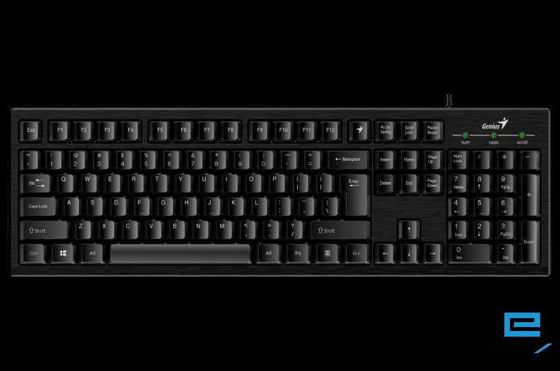 კლავიატურა, KB-101, Genius Smart Keyboard USB Black