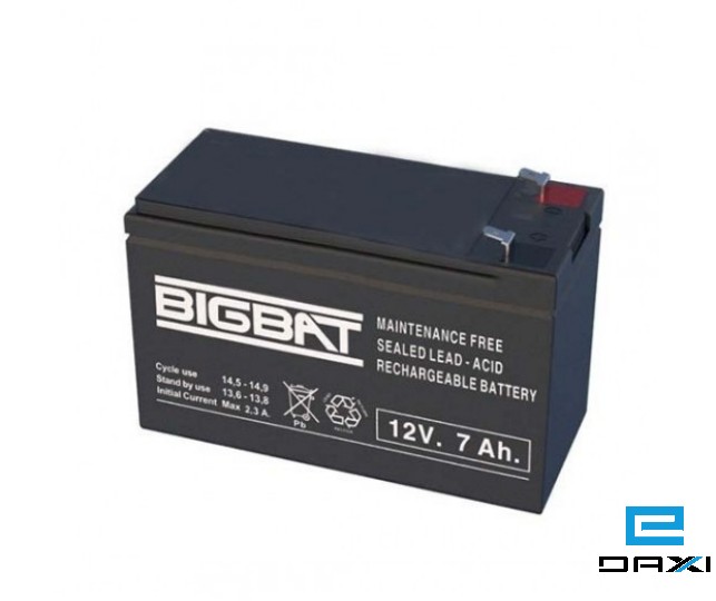 აკუმულატორი BigBat 12V7Ah - 01207