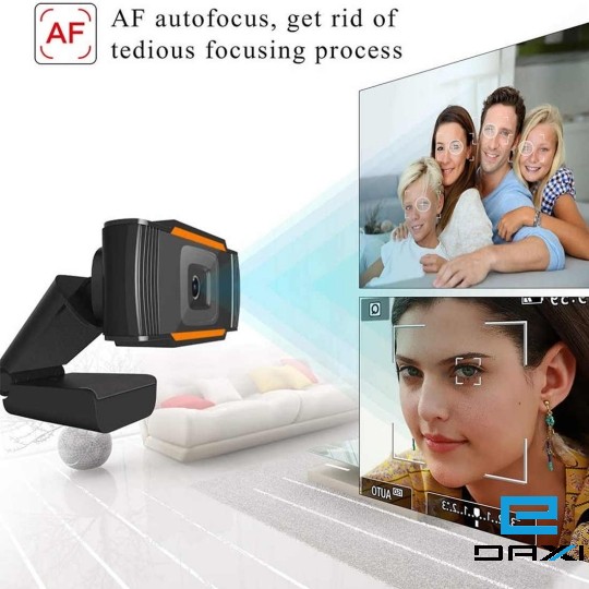Webcam for Computer 1280*720p, USB 2.0+3.5mm port, CABLE 1.2m