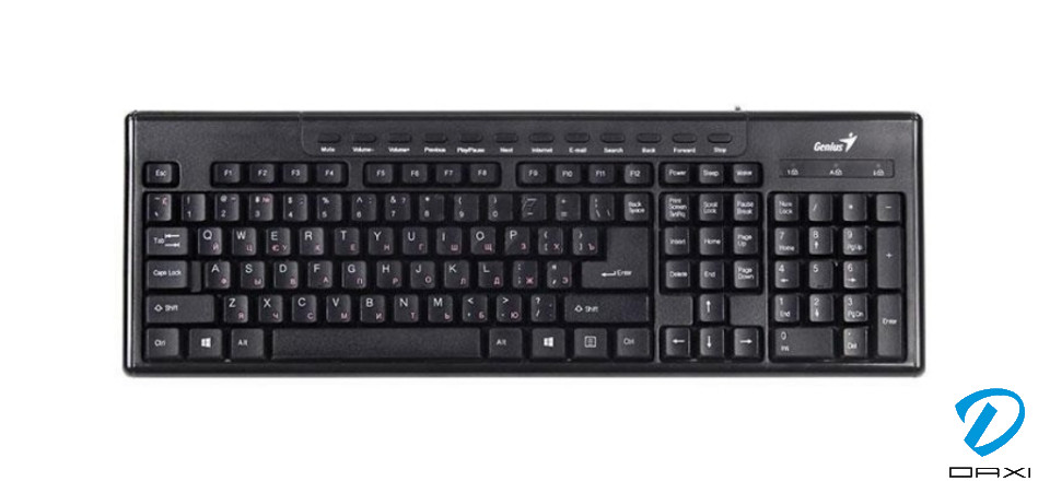 კლავიატურა, KB-M230, Genius, Keyboard, USB Black