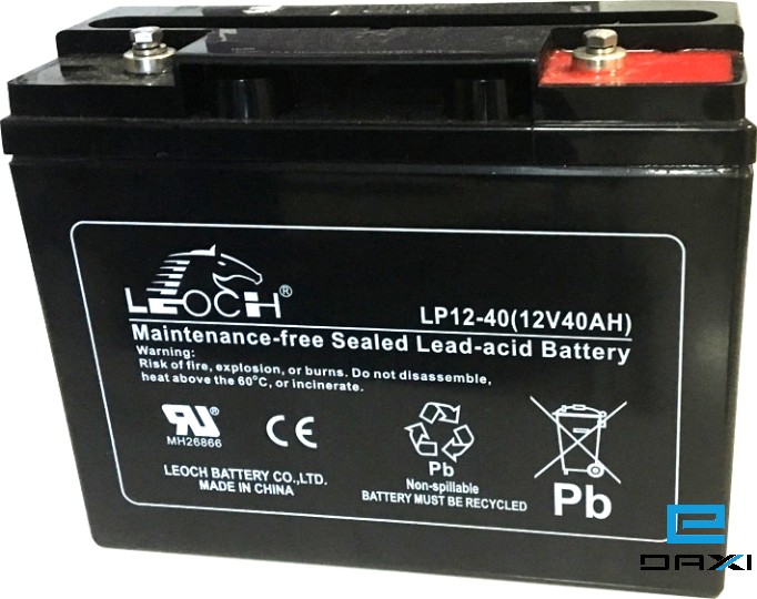 აკუმულატორი, 12V/40AH Leoch LP12-40