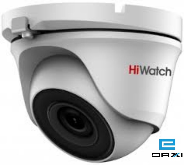 ანალოგური სამეთვალყურეო კამერა , 2MP 2.8mm, Hiwatch DS-T203(B), HD TVI/AHD/CVI/CVBS, Turret, Fix, IR20m,