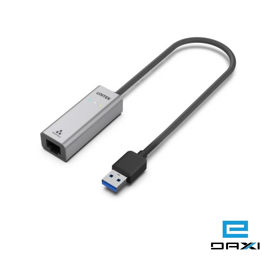 UNITEK, USB3.0 to Gigabit Ethernet Adapter, Space Grey, Y-3464,