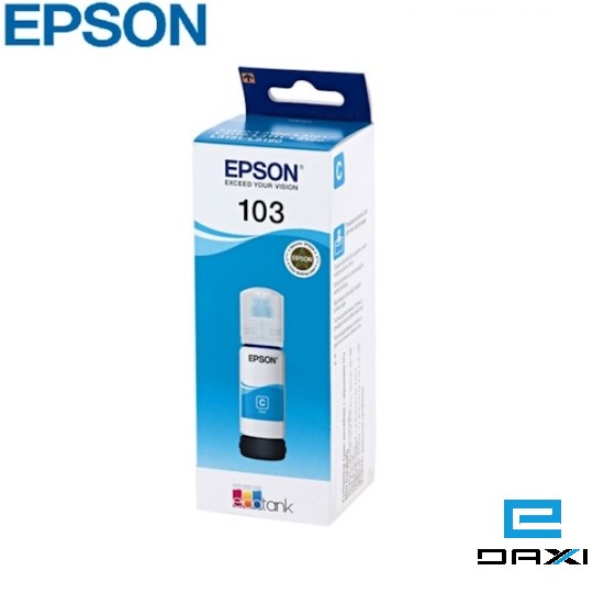 პრინტერის მელანი 103 - C13T00S24A, EPSON, Cyan Ink Bottle 65ml