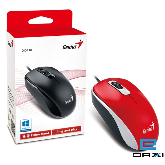 თაგვი, DX-110 RED, Genius Optical Mouse, USB