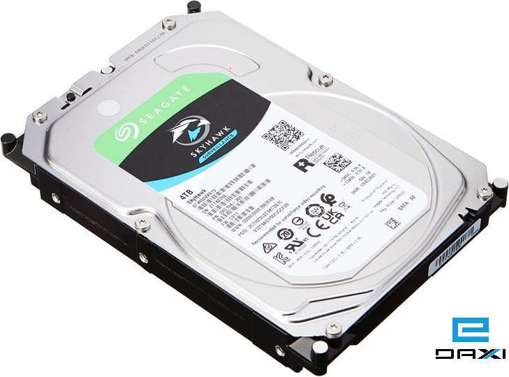 მყარი დისკი HDD 4TB, Seagate SkyHawk ST4000VX013, 3.5 SATA 6Gb/s ‎5400 RPM - buffer: 256 MB