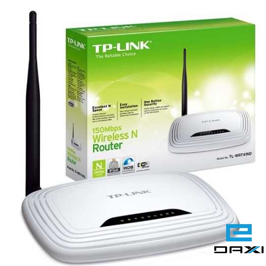 როუტერი, რადიო ქსელი TL-WR741ND,TP-Link, Powerful 5dbi Antenna for Larg-Range Wi-Fi Coverage