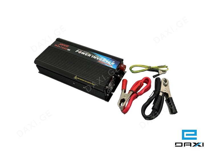 ელექტრო ინვერტორი, 12V-220V 1500W, WZ-1500W