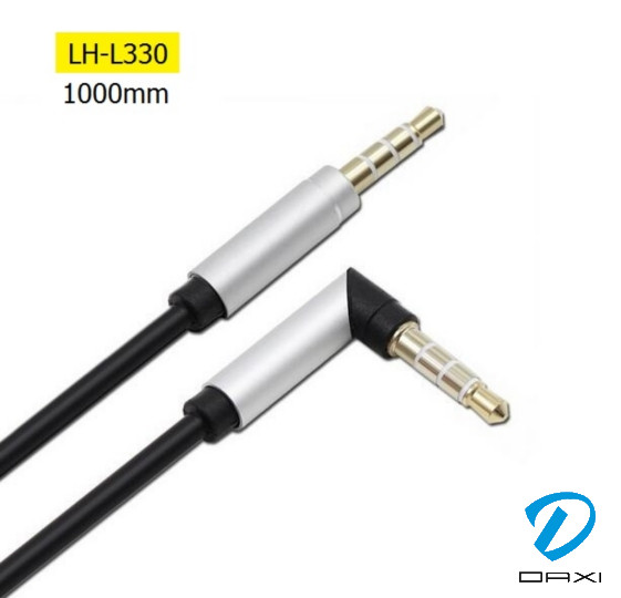 აუქსის კაბელი, LH-L330, RM aux cable, 3.5MM, 1m Black